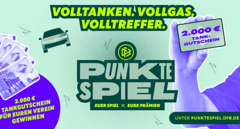 Endspurt beim DFB-Punktespiel: Jetzt Tankgutscheine gewinnen